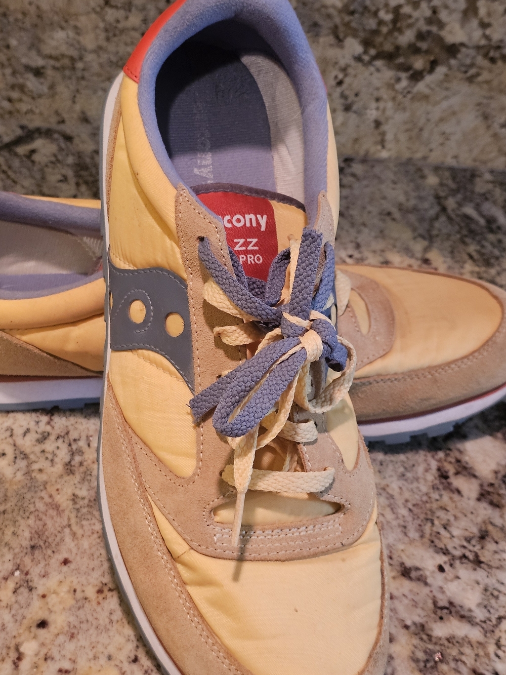Saucony Jazz Original Sneaker - Yellow & Blue
